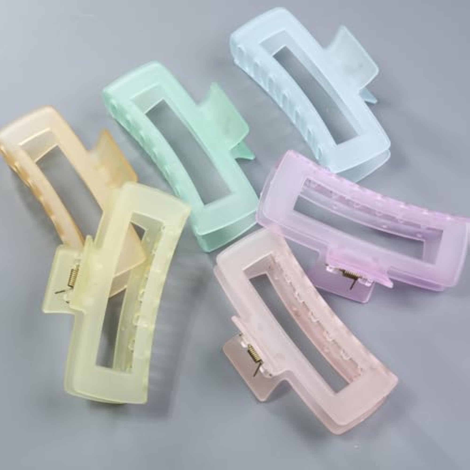 6 Pcs Strong Hold Hair Claw Clips Set for Women, Stylish Accessories